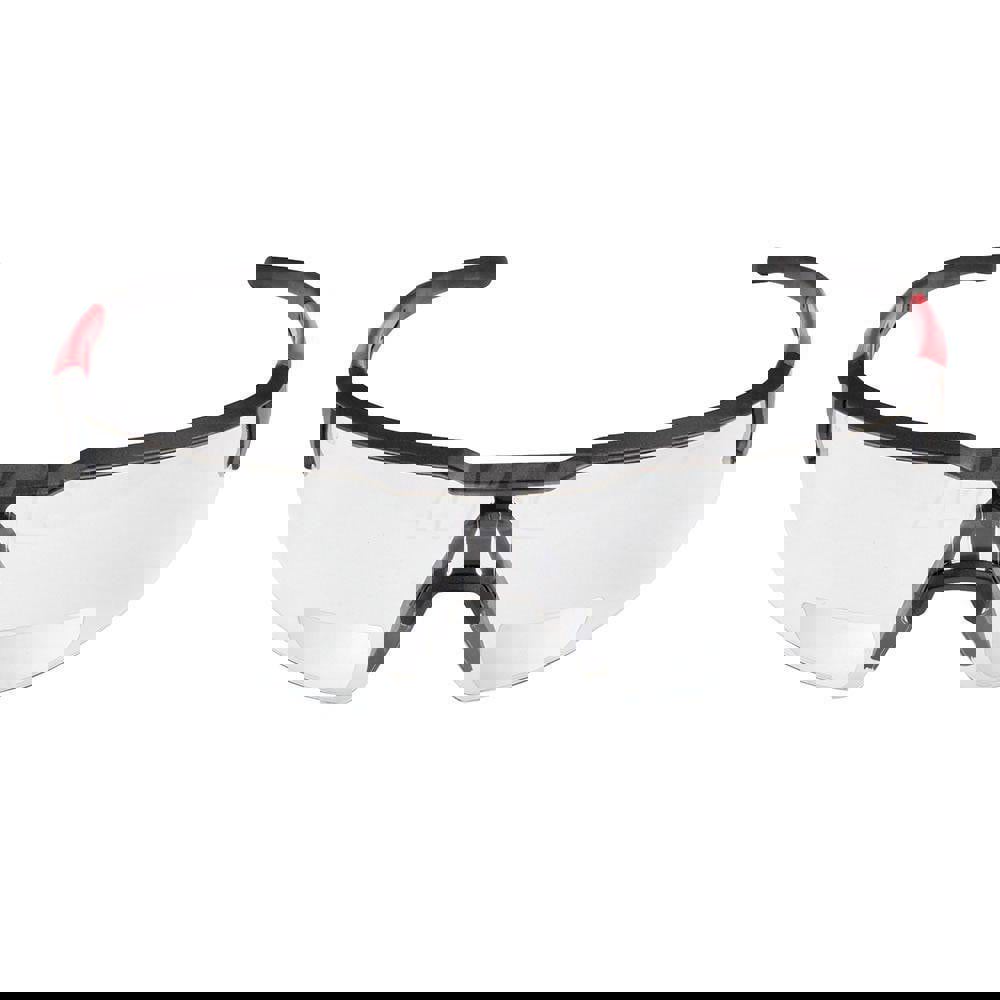 Magnifying Safety Glasses: +2.5, Gray Lenses, Anti-Fog & Scratch Resistant